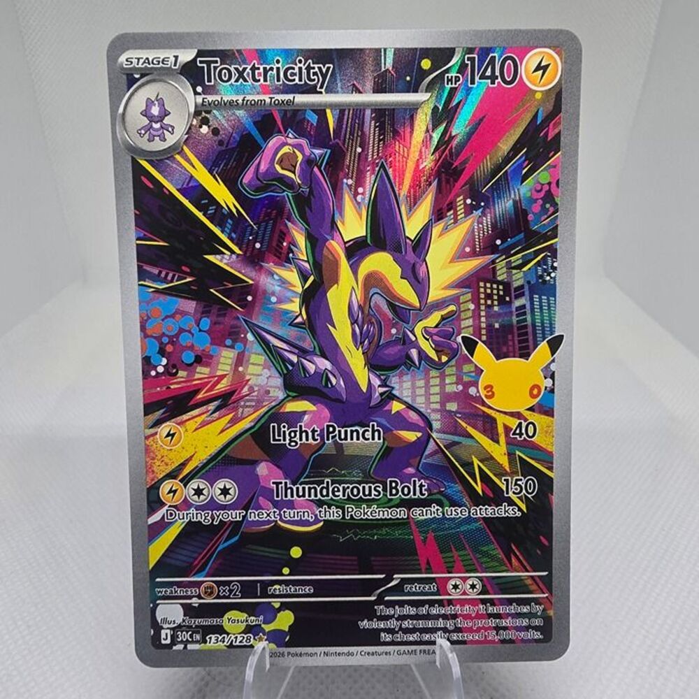 Toxtricity 134 Pokemon 30th Celebration